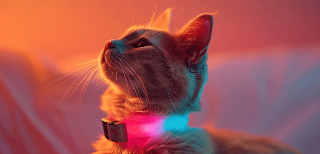 chat avec un collier tracker sans abonnement